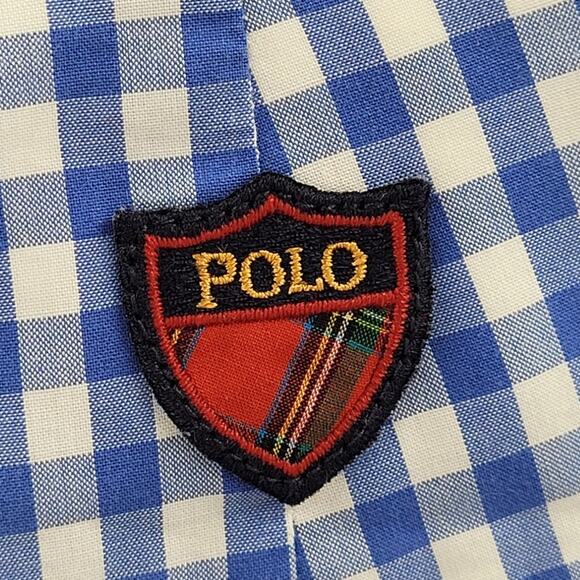 Ralph‎ Lauren Polo Golf Blue Gingham Plaid Mens Performance Shorts - Picture 9 of 15